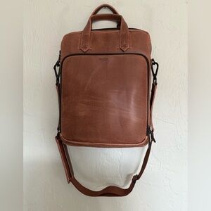 Matt & Nat Motto Brown  Egan Messenger Bag(Laptop Bag) NWT
